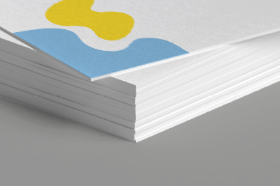 14pt Gloss Business Card with a light, smooth finish – ideal for bulk use