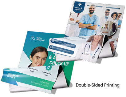 Double-Sided Pull-Up Banner Stand