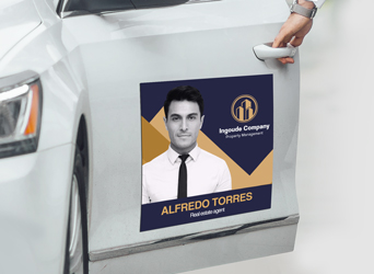 Real Estate Car Magnets