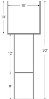 Heavy Duty H-Stand