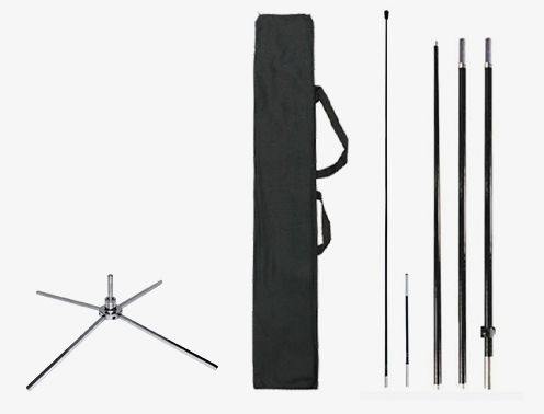 Kit B Pole + Cross Base + Carrying Bag