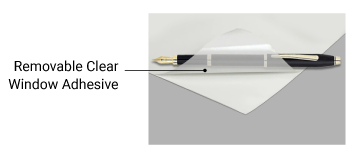 Removable Clear Window Adhesive