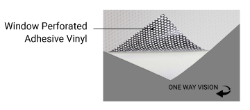 Window Perforated Adhesive Vinyl
