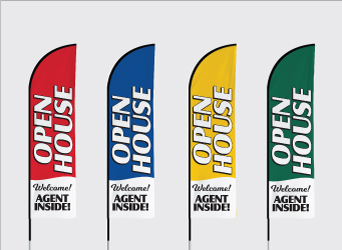 Open House Stock Flags - Agentprint