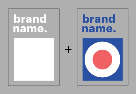 One Sided Full Colour, Reverse + White Colour on Back of Contents