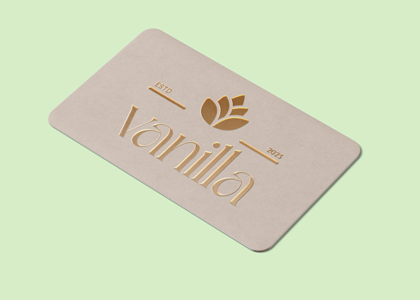 Business Card with Custom Design