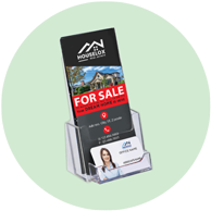 Real Estate Business Card with Contact Info