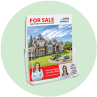 Real Estate Business Card with Contact Info