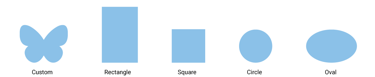 Shape0 Clear Stickers