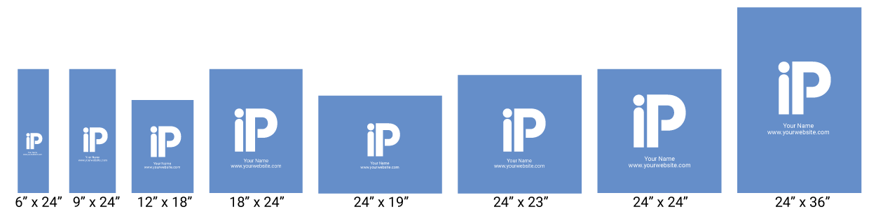 options sizes - Yard Signs