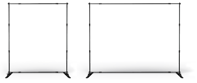 5' x 10' Adjustable up to 10' x 8' (Black)