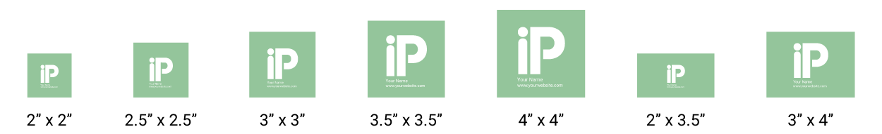 options sizes - DieCut Magnet