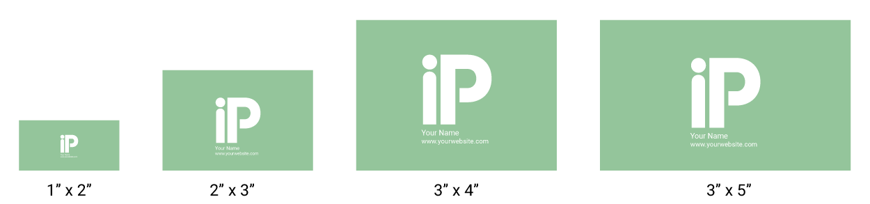 options sizes - DieCut Magnet