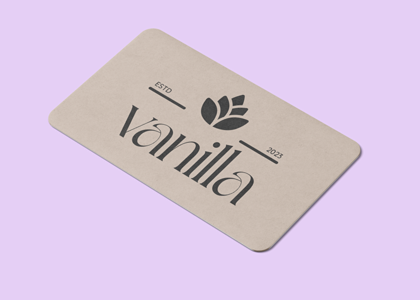 Business Card with Custom Design