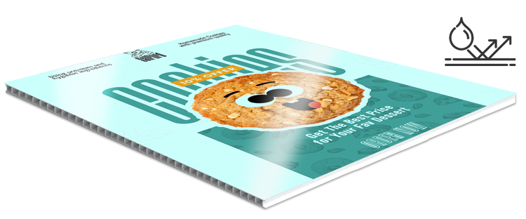 Semi Gloss Postcard with vibrant color and soft reflective surface