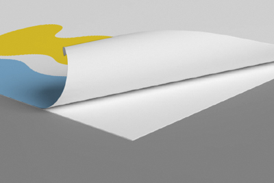 White Adhesive Paper