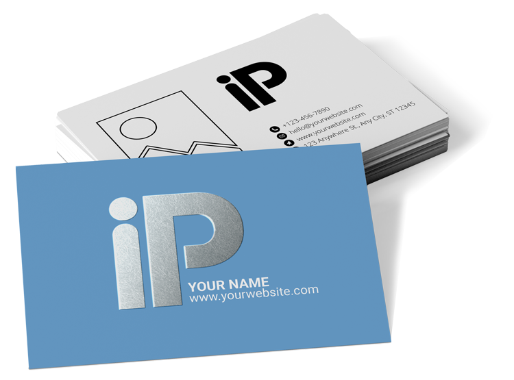 Postcard with raised spot UV coating on back side adding gloss and texture to design