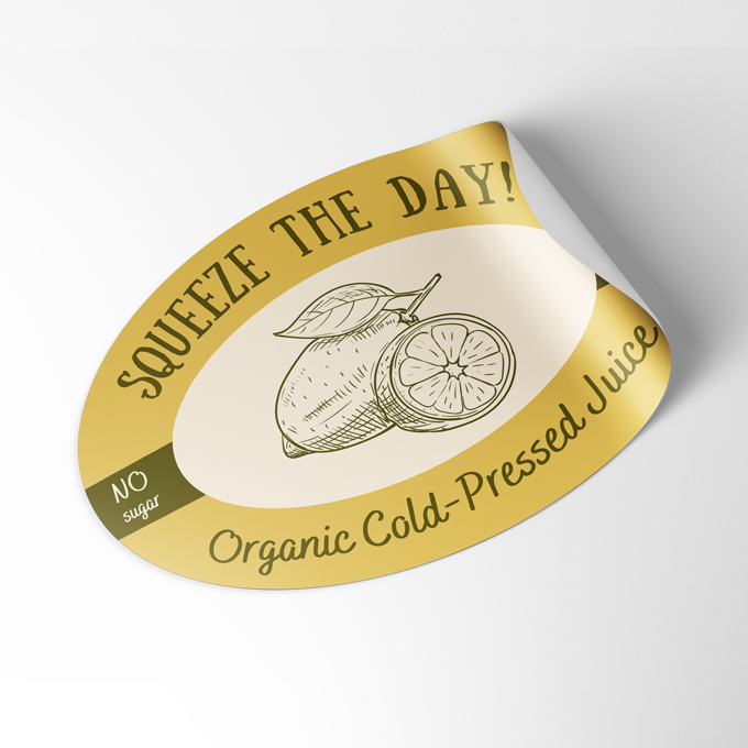 Oval Stickers