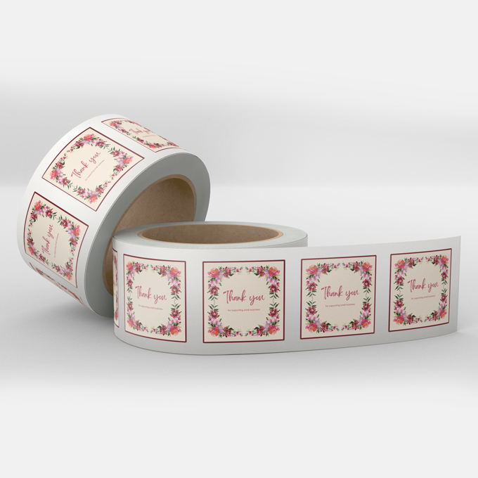 Square Roll Labels