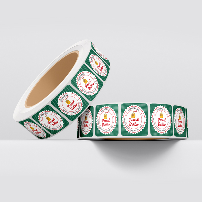 Rounded Corner Roll Labels
