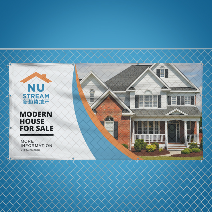 NU STREAM Mesh Banners