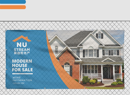 NU STREAM Mesh Banners