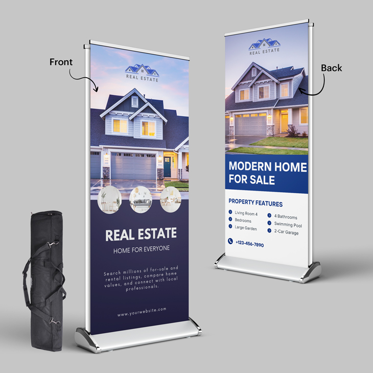 Double Sided Roll-Up Banners