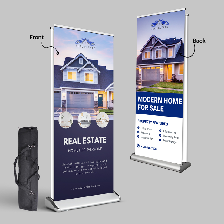 Double Sided Retractable Banners