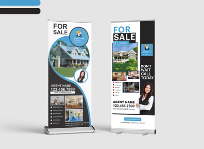 Roll-Up Banners - Relaxed Living Realty Inc. 