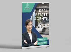 Wide Premium Stand  Roll-Up Banners