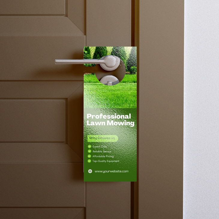 High Gloss UV Door Hangers