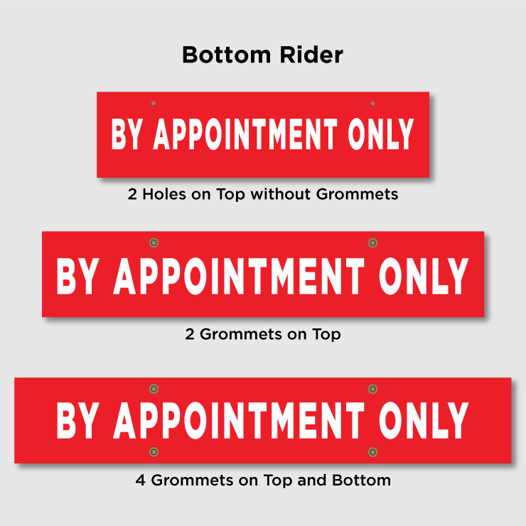 BY APPOINTMENT ONLY