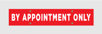 BY APPOINTMENT ONLY