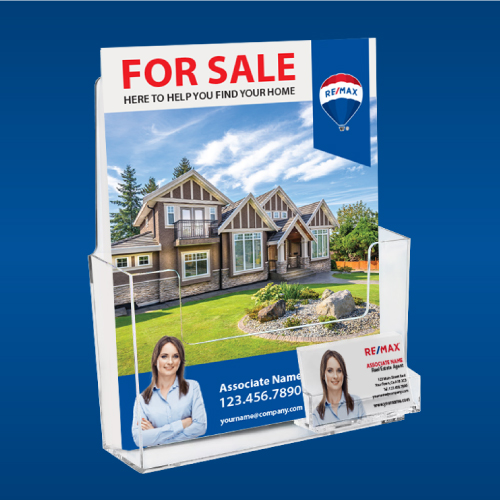 Feature Sheet Holder with Business Card Pocket - REMAX