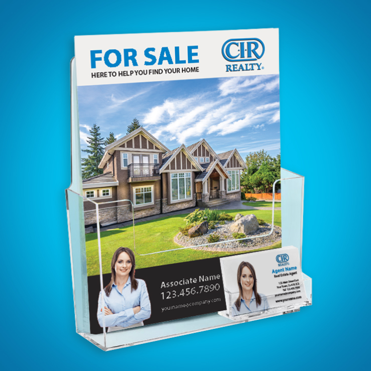 Feature Sheet Holder with Business Card Pocket - CIR Realty