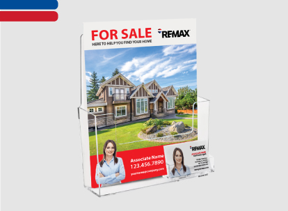 Feature Sheet Holder with Business Card Pocket