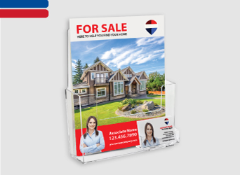 Feature Sheet Holder with Business Card Pocket