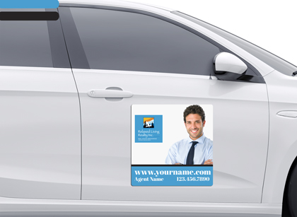 Relaxed Living Realty Inc. Car Magnets Car Magnets - Relaxed Living Realty Inc.