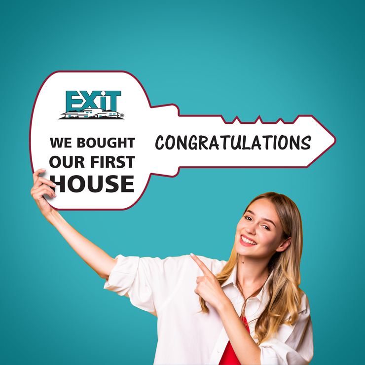 Closing Keys Signs - EXIT Realty