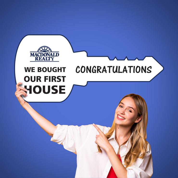 Closing Keys Signs - Macdonald Realty