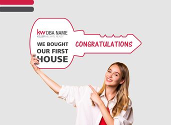 Closing Keys Signs - Keller Williams