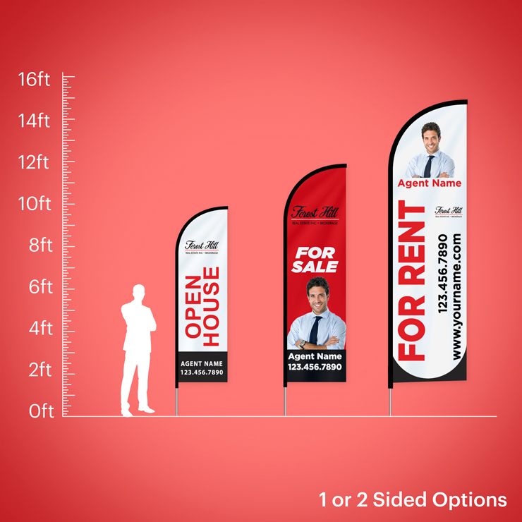 Forest Hill Custom Feather Flags Custom Feather Flags - Forest Hill