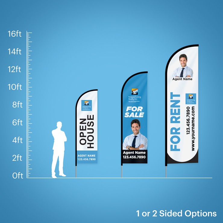 Custom Feather Flags - Harvey Kalles Real