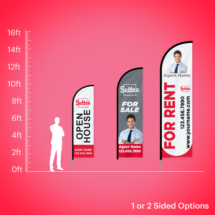 Sutton Custom Feather Flags Custom Feather Flags - Sutton