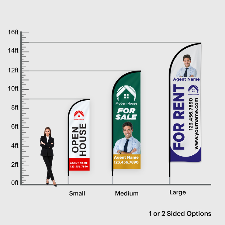 Custom Feather Flags - Independent Realtor