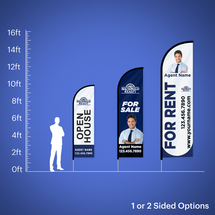 Macdonald Realty Custom Feather Flags Custom Feather Flags - Macdonald Realty