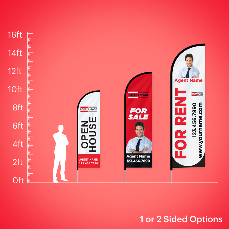 Custom Feather Flags - Royal LePage