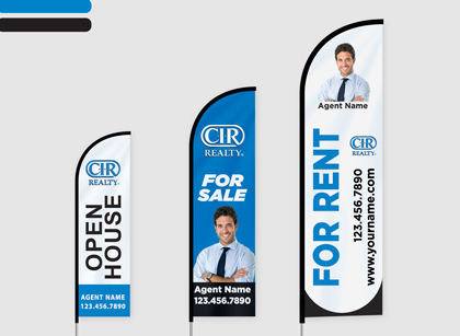 Custom Feather Flags - CIR Realty