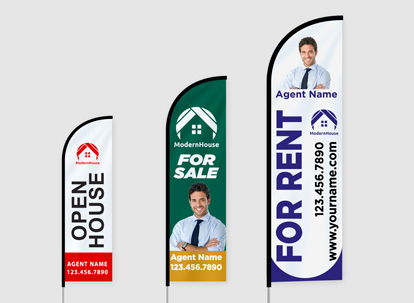 Custom Feather Flags - Independent Realtor