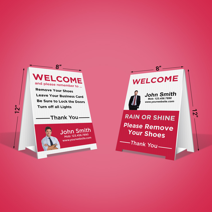 Keller Williams Custom Remove Shoes Custom Remove Shoes Signs - Keller Williams